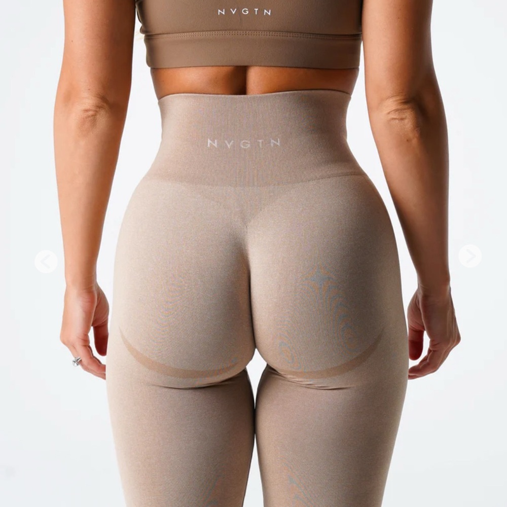 NVGTN High-Waisted Leggings in Tan